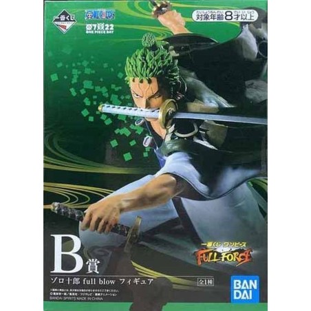 One Piece "Full Force" Roronoa Zoro 19cm