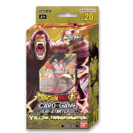Dragon Ball Super Card Game: Zenkai Series Starter Deck (SD20) – Transformation Jaune