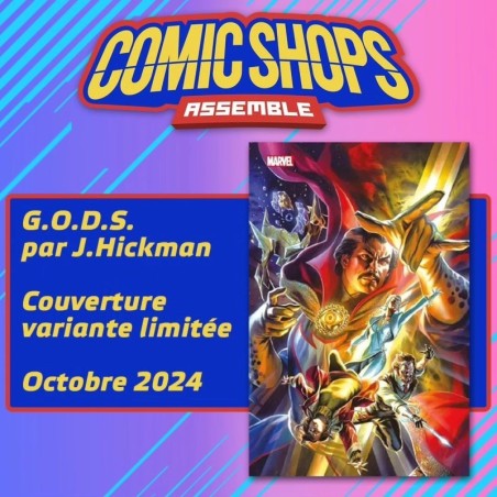Comic Shops Assemble : G.O.D.S. - J. Hickman - Variant Cover