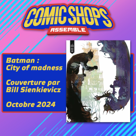 Comic Shops Assemble - Batman : City of Madness - Variant Cover