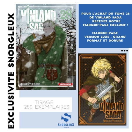 Vinland Saga T28 + Marque Page Exclusif