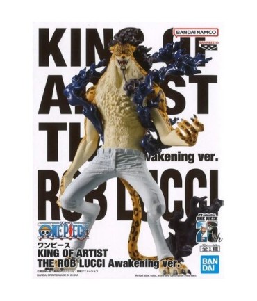 One Piece "King of Artist" The Rob Lucci Awakening Version 15cm