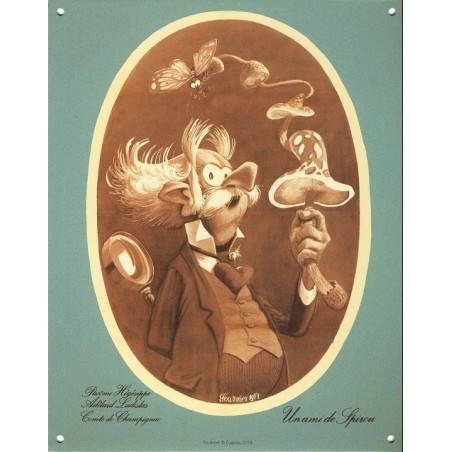 Plaque métallique Spirou 2