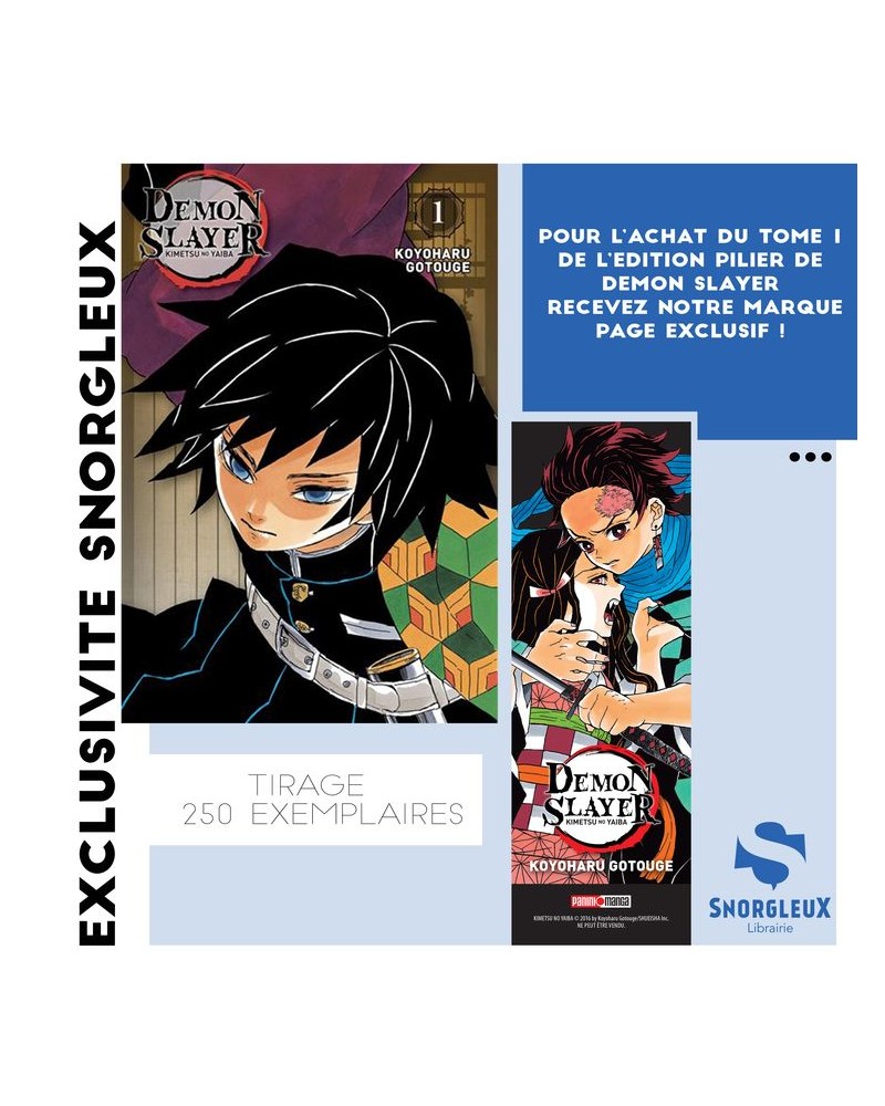 Demon Slayer Edition Pilier T01 + Marque Page Exclusif